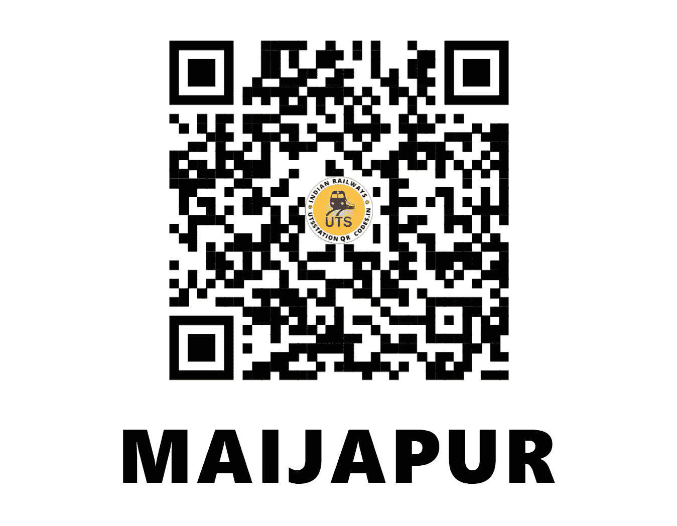 UTS QR Code for MAIJAPUR - MIR - NE (UTTAR PRADESH)